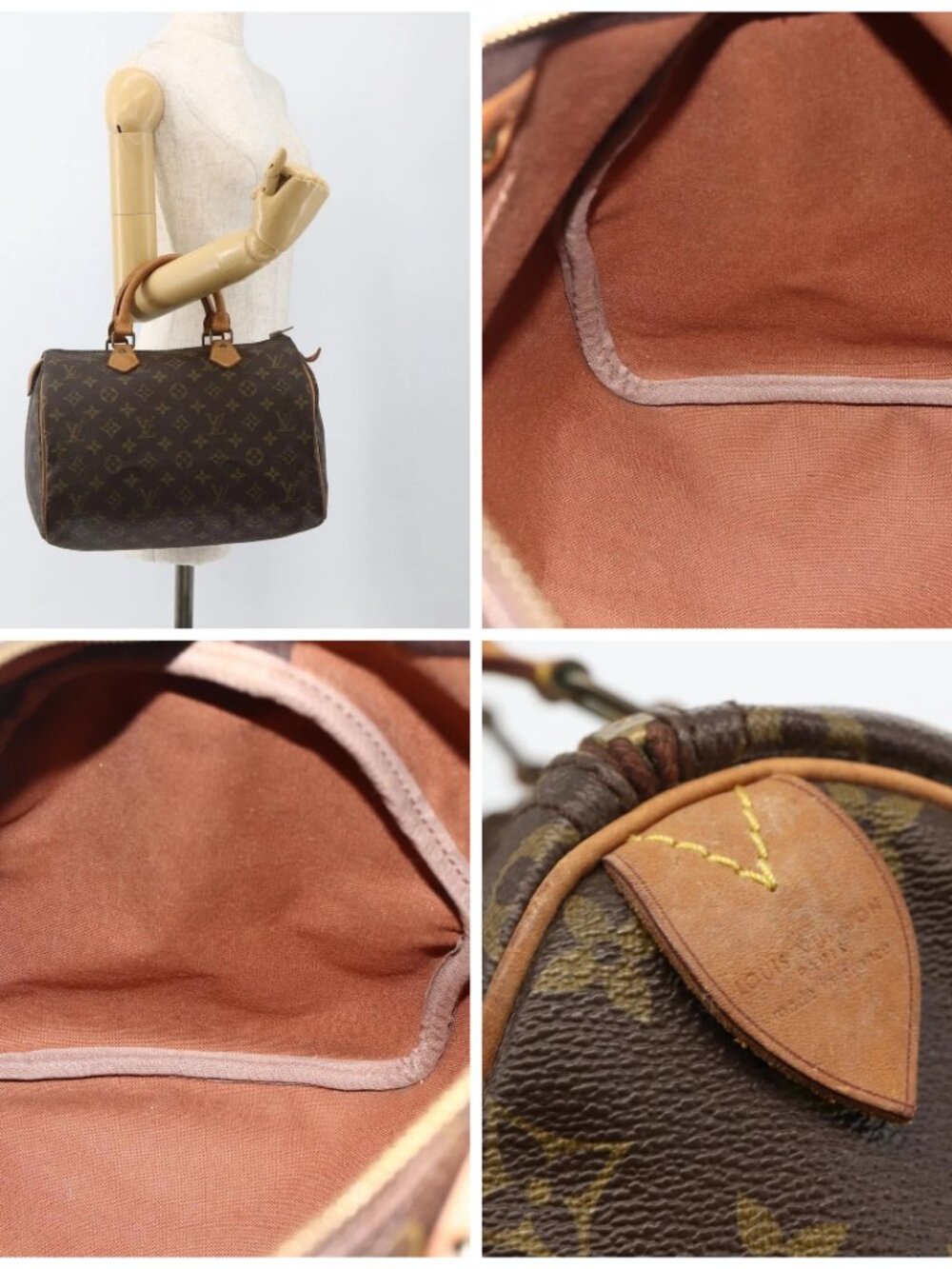 LOUIS VUITTON Monogram totem Speedy 30 Hand Bag - Picture 16 of 16
